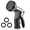 Black, variant on Garden Hose Nozzle Sprayer, Heavy Duty Metal High Pressure Water Gun, 9 Adjustable Watering Patterns Suitable for Watering Plants Washing Cars and Showering Pets
