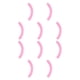 thumbnail image 1 of Vogacara Recambios para rizador de pestañas Flexible Sólido Útil Herramienta de belleza Suministros Práctico resistente Reemplace la tira adhesiva Rosa (Solo) 10piezas Vogacara CBP374068, 1 of 4
