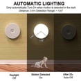thumbnail image 3 of Led Night Light, Magnetic Indoor Motion Sensor Lamp with Free Adhesive Pads, Stick Anywhere, USB Rechargeable Wireless Sensor | Warm white | Pack of 2, 3 of 5