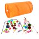 thumbnail image 2 of 30x Cat Tunnel Toys Set Pet Feather Toy Teaser Animales Ratones Ratón Tienda de para ejercicio Interior Hogar Suministros Salvador Varita teaser de gato, 2 of 10