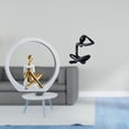 thumbnail image 2 of Figura De Niña Pensadora, Estatua De Mujer, Centro De Mesa, Dormitorio, Regalo Para Lectores, Estantería, Escultura Abstracta De Granja, Colección De Decoración Versátil, Adorno De Mesa, 2 of 8