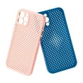 thumbnail image 2 of Breathable Mesh Heat Dissipation Phone Case For iPhone 12 Pro 6.1", black, 2 of 3