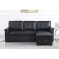 thumbnail image 3 of Lexi Reversible Sectional Couch with Storage Chaise & Sleeper Bed, 3 of 3