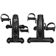 Indoor Bike Mini Portable Pedal Exerciser Adjustable Knob Cycle Exercise Bike Indoor Fitness With digi tal LCD Display