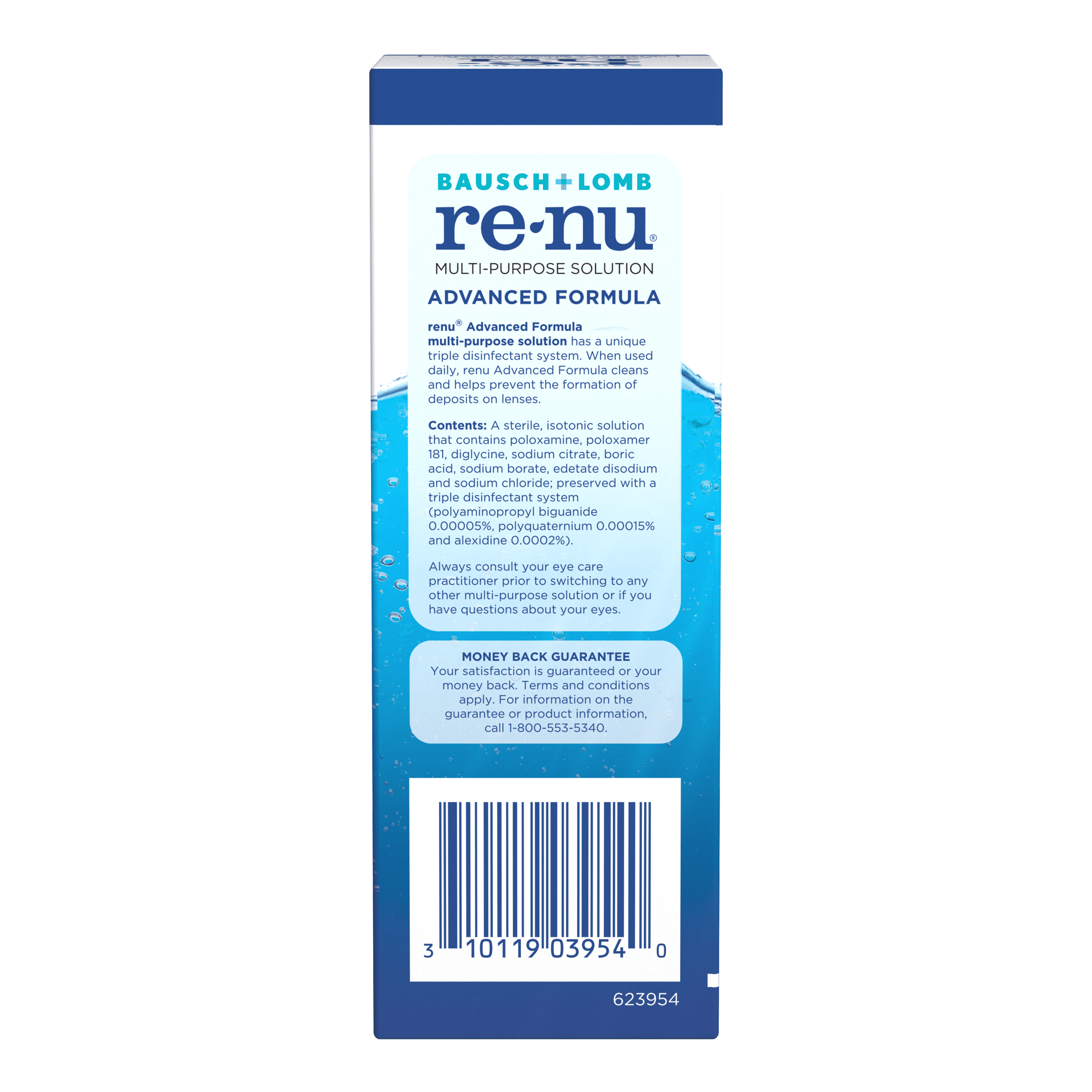 Buy Renu Contact Lens Solution, Advanced Formula Triple Disinfectant ...