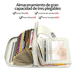 thumbnail image 2 of Monedero Multifuncional, Tarjetero, Bolsa Tipo Cartera Xtellar blanco, 2 of 3