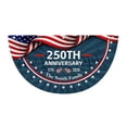 thumbnail image 1 of Anniversary Half Banner Classic Design Fade Resistant Polyester for Outdoor Patriotic Celebration, 1 of 5