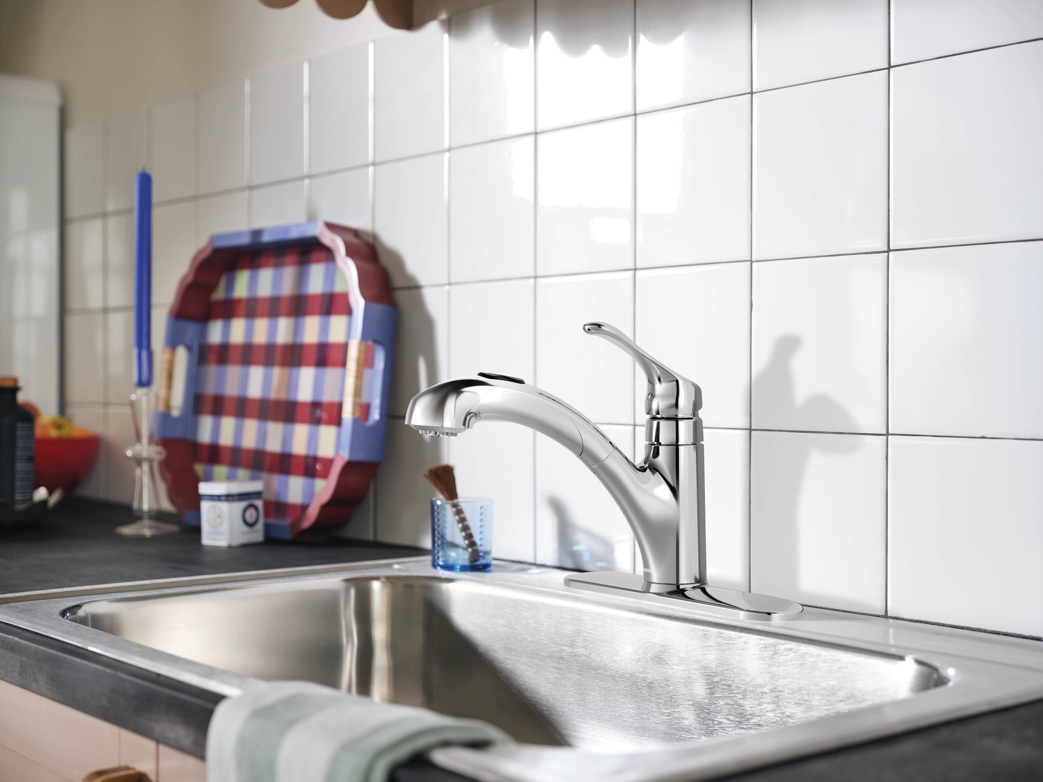 MOEN RENZA KITCHEN PULLOUT SPOT RESIST STAINLESS