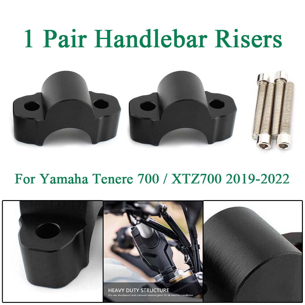 ALLTIMES Handlebar Risers with Mounting Bolts for Yamaha Tenere 700