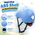 thumbnail image 2 of Kids Bike Helmet Set with Knee Pads Elbow Pads Wrist Guards, Adjustable Helmet for Boys Girls Bicycle Scooter, 2 of 10