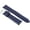 Polished Blue Band / Silver Buckle, variant on Hirsch Diva Unisex 18 mm Leather Watch Band 01536180-2-18