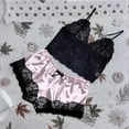 thumbnail image 2 of Simua Cami Pajamas for Women, Women's Lace Hollow out Sexy Bra and Drawstring Shorts Sleepwear Pjs Sets, Size S-XXL, 2 of 3