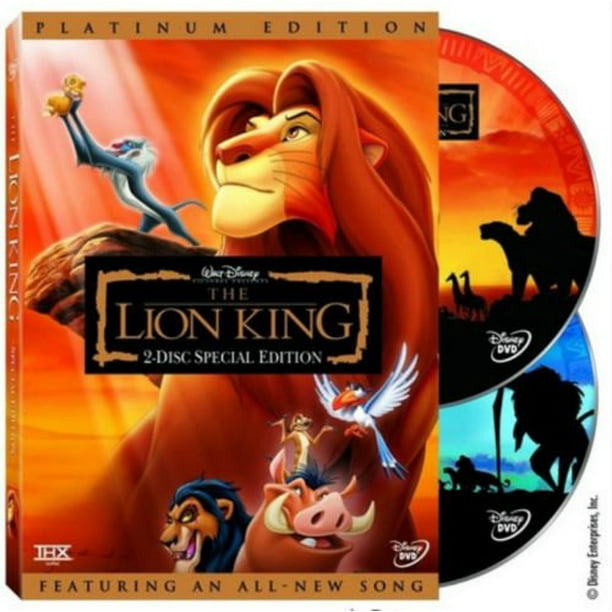 overschot overtuigen Ga door The Lion King, DVD, 2003, 2-Disc Set, Platinum Edition Features an All-New  Song - Walmart.com