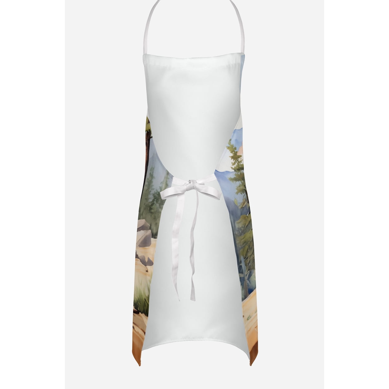 Bloodhound Cowboy Welcome Apron 27 in x 30 in