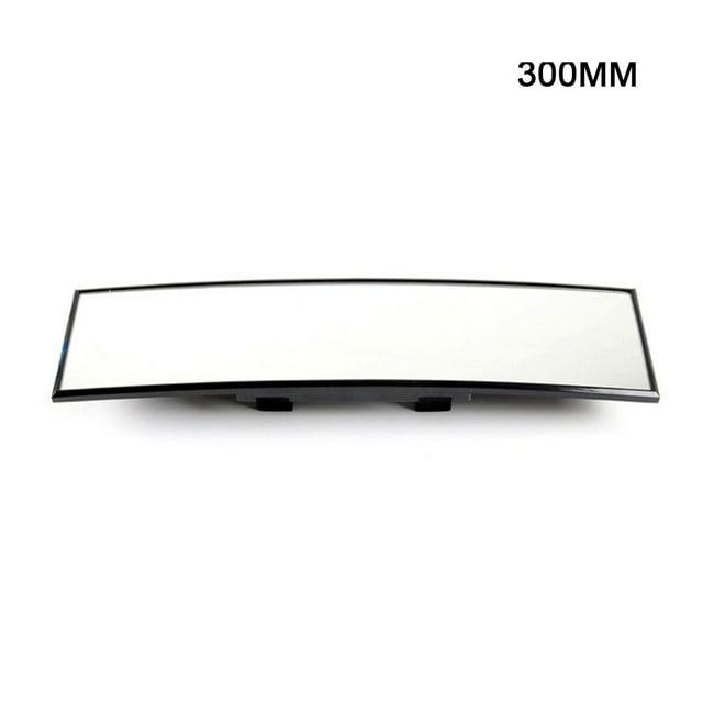 Universal Broadway 300mm Wide Convex Interior Clip On Rear View Clear Mirror,White,300MM