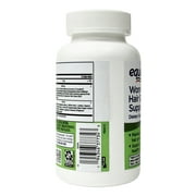 Equate Womens Hair Growth Support Dietary Supplement, 120 Capsules - Promotes Normal Hair Growth and Strong Hair.