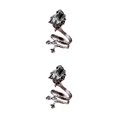 thumbnail image 3 of Qarigey Adjustable Size Rings Student Trend Men Alloy Ring Holiday Opening Stereoscopic  Jewelry Party Supply Accessories Daily Como se muestra 2piezas, 3 of 6