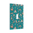 thumbnail image 2 of Kll Giraffes Doing Various Yoga Wall Plate,Gloss Finish,Standard Size 1 - 5" X 3", Polycarbonate Thermoplastic,Electric Receptacle Plug Covers, 2 of 8