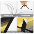 thumbnail image 6 of Black and Gold Marble Pattern Teens Toddler Nap Mat with Pillow, Sleeping Mat Bag for Preschool Daycare 59"x22", 6 of 6
