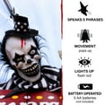 thumbnail image 3 of LzyK Groundbreaker Skeleton Clown – Lights & Sound Indoor/Outdoor, Halloween Skeleton Decor, 3 of 13