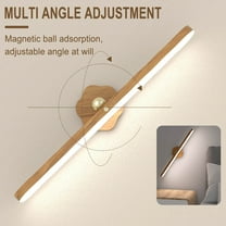 Led Rechargeable Bathroom Light Fixtures Three-Level Dimmable Touch Control Vanity Lights - Cordless Rechargeable LED Vanity Mirror Light for Bathroom Makeup and Dressing Tables