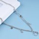 thumbnail image 3 of 1 Uds (plateado) cadena para Bikini de playa, cadena para el vientre, Luna, estrella, cadena para el vientre en capas, cadena pequeña de plata, cuentas, cadena para el cuerpo Sexy de verano, joyería Sincero Electrónica, 3 of 5