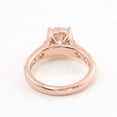 thumbnail image 5 of solitaire jewels 2CT Round Moissanite Engagement Ring For Women, 14K Rose Gold, 5 of 6