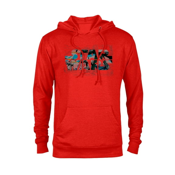 Star Wars Logo AT-AT Walker Battle - Pullover Hoodie for Adults - Customized-Red Heather