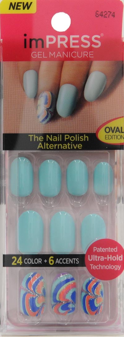 ImPRESS Press-on Nails Gel Manicure - Shocking