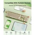 thumbnail image 3 of Teclado SEUNKWANG V20 inalámbrico mecánico con switches rosas, 3 of 8