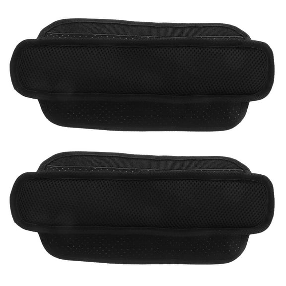 ELAYARD 2-Pack Universal Black Shoulder Strap Cushions for Bags, Comfortable, , Easy to Install, Fits Backpacks and Handbags