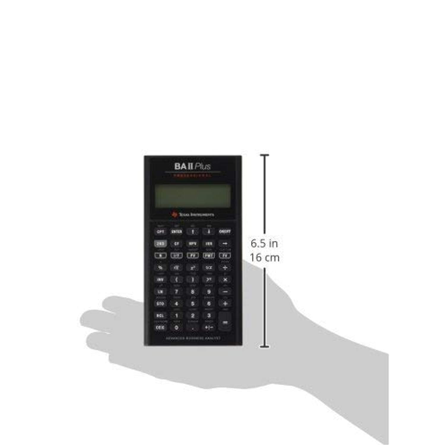 Texas Instruments Ba Ii Plus Professional Financial Calculator Iibapro Clm 1l1 D Walmart Com Walmart Com