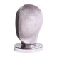 thumbnail image 1 of Cabeza de bloque de lienzo para exhibición de pelucas, cabeza de maniquí de estilo multiusos, cabeza de tela para Terciopelo Gris, 1 of 9