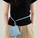 thumbnail image 4 of Leather Neck Wallet Small Crossbody Purse Travel Neck Pouch Mini Shoulder Purse Wallet Lipstick Key Holder Organizer Yellow, 4 of 4