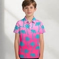 thumbnail image 2 of shqvo Boys Polo Shirt Short Sleeve Collared Golf Shirts Funny Graphic Print Casual Pullover Tops School Uniform for Kids Size 5-14 Years, 2 of 6