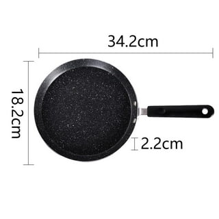 S·KITCHN Crepe Pan Nonstick Dosa Pan, Tawa Pan for Roti Indian, Non-Stick  Pancake Griddle Compatible with Induction Cooktop, Comal for Tortillas