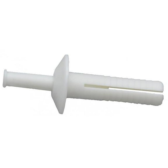 1 Plastic Rivet, White - Pack of 25