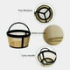 thumbnail image 5 of Filtro de acero inoxidable para cafetera, capacidad de 4 a 6 tazas. Filtro metálico reutilizable para cafeteras estándar. Gran capacidad. Fabricado en acero inoxidable.,Wsvlmg, 5 of 6