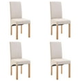thumbnail image 2 of vidaXL Dining Chairs Accent Upholstered Side Chair with Wood Frame Fabric, 2 of 52