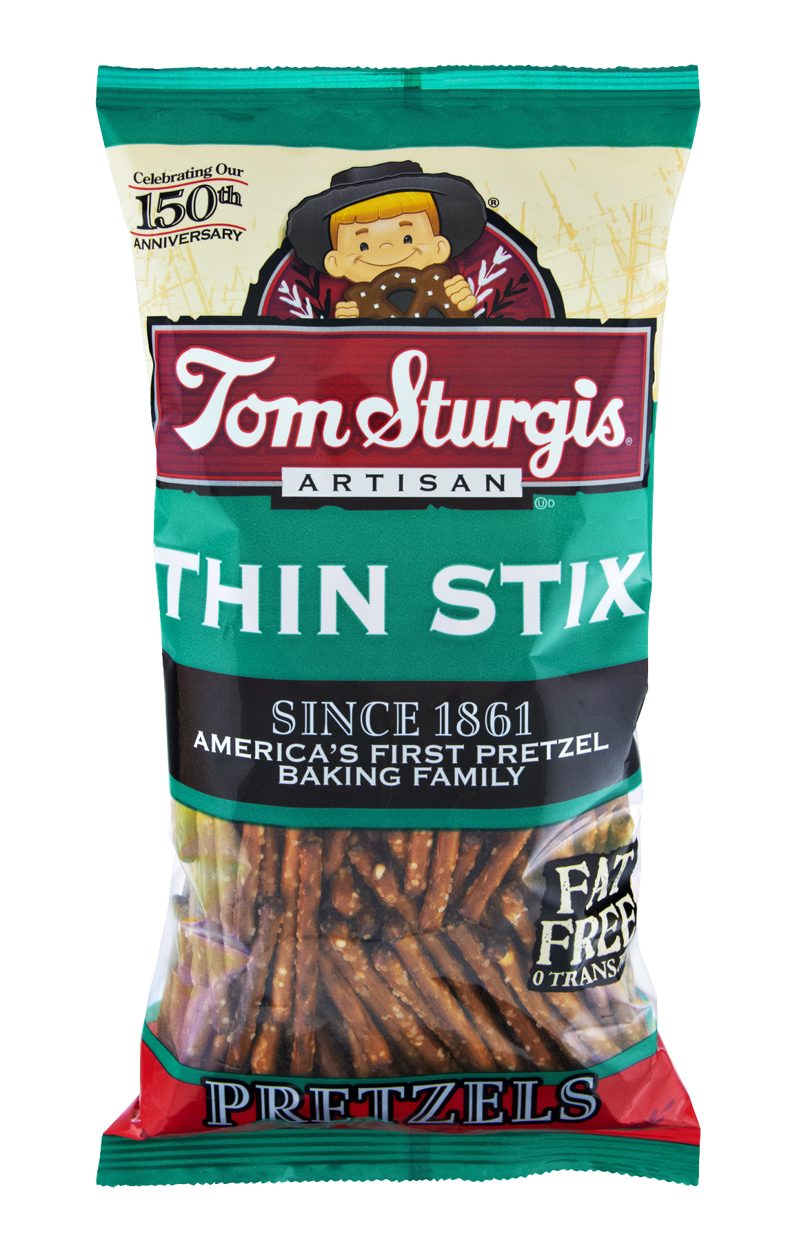 Tom Sturgis Artisan Thin Stix Pretzels 10 oz. Bag (2 Bags)