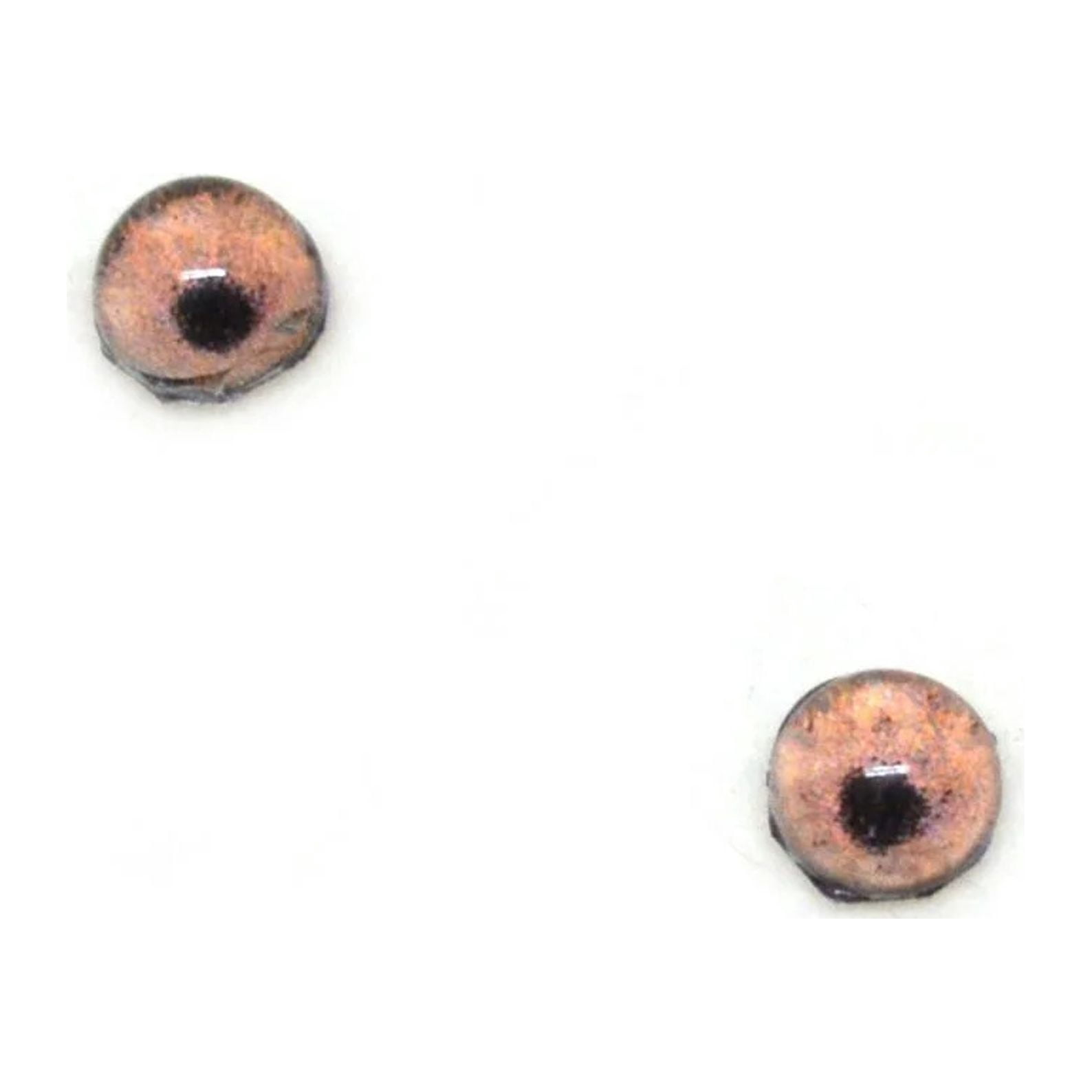 8 Pairs of 4mm Animal Glass Eyes