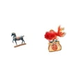 thumbnail image 6 of CarpNettore Elegant Fengshui Horse and Koi Sculpture Desktop Ornament for Living Room Office Bookcase Entryway Home Holiday Good Luck Decoration, 6 of 8