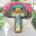 thumbnail image 2 of Designocracy 8191166H 24 x 18 in. Holiday Wooden DJesus Cross Wall Door Decor, 2 of 8