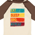 thumbnail image 4 of Inktastic Barbecue Grilling Eat Sleep Bbq Repeat Boys or Girls Long Sleeve Baby Bodysuit, 4 of 5