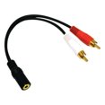 thumbnail image 2 of OULII 1Pack Y Cable 3 5mm Stereo Female To 2 X Male Adapter For Y Adapter Audio Cable And Home Audio Setup, 2 of 4