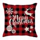 thumbnail image 3 of Pillow Covers 18 x 18 Inches Set of 4 - Xmas Series Cushion Cover Case Pillow Custom Zippered Square Pillowcase(L), 3 of 5