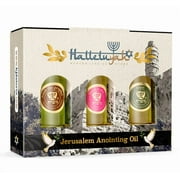 HalleluYAH Holy Oil The Prophets Anointing Oil from Israel, Set of 3