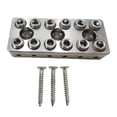thumbnail image 2 of Puente de guitarra sin clavijero, cuerpo superior con almohadilla, reemplaza el retenedor, llave de ajuste, piezas superiores del puente fijo,, 2 of 9