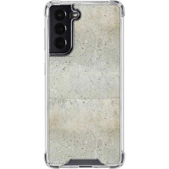 Skinit Concrete Natural White Concrete Galaxy S22 Clear Case