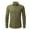 Army Green, variant on Azrian Long Sleeve with Turn-down Collar and Button Shirt for Men,Men Casual Fashion Whole Colored Turn-down Collar Button Long Sleeve Business Shirt Blouse